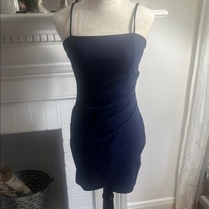 Homecoming Navy Blue Dress